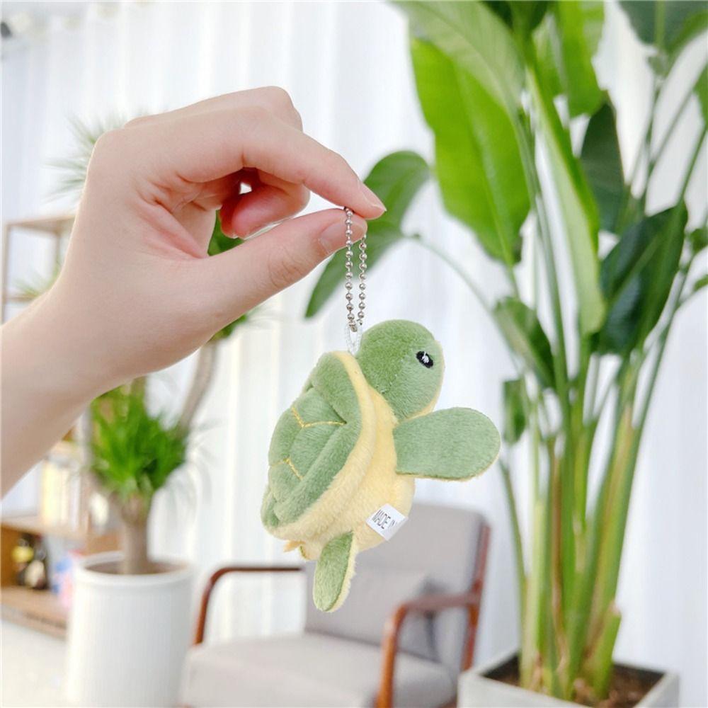 Cartoon Turtle Turtle Plush Keychains PP Cotton Turtle Plush Keyring Kids Toys