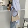 Handbag Embroidery PU Leather Shoulder Bags Korean Handbag Women Underarm Bag Mini Messenger Bags