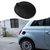 Piano Glossy Black Door Fuel Tank Cover Gas Cap Tank Trim For Fiat 500 2016-2024
