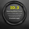 No Smell Thin For Volkswagen ID.3 Steering Wheel Cover Leather Carbon Fit VW ID3 Active Pure 1st Edition Pro 2022