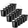 Plastic Construction Buckets Household 12L 15pcs