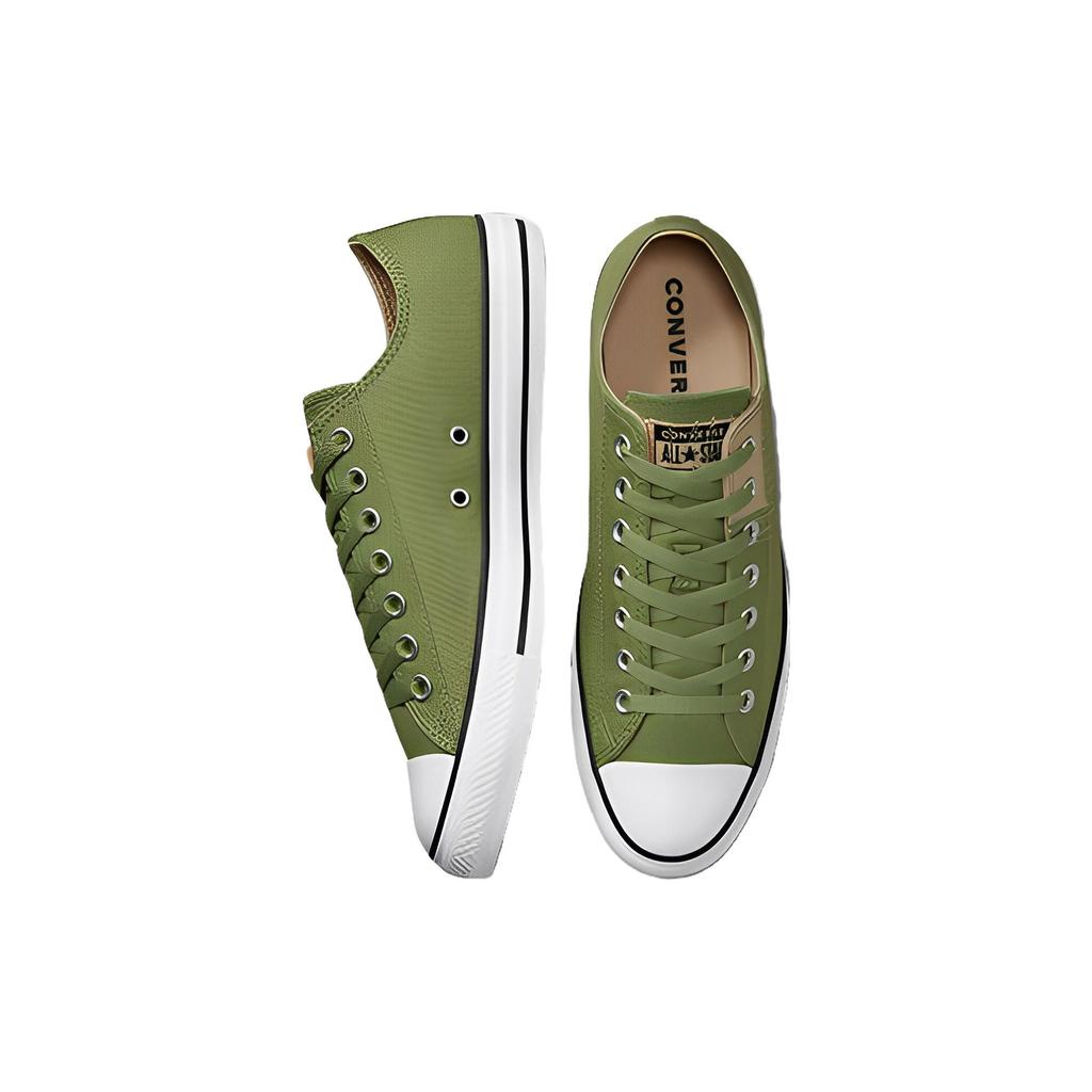 Converse Chuck Taylor All Star Прошитые Удобные Универсальные Низкие Кеды из Канваса Унисекс Зеленые A03421F