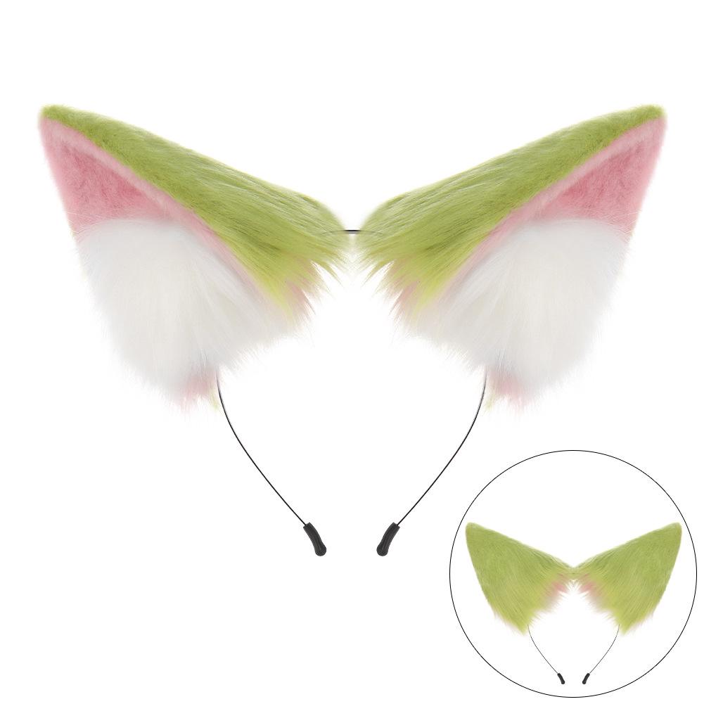 Halloween Cat Ears Fox Headband Cosplay Plush Hair Accessories