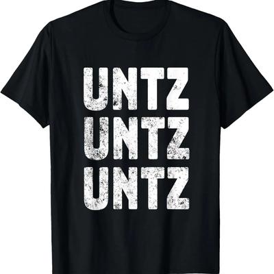UNTZ UNTZ UNTZ Крутой Графический Дизайн Для Рейвов и Концертов Футболка