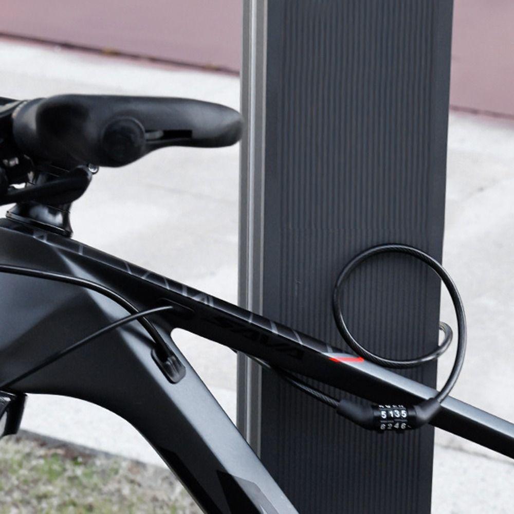 Противоугонный велосипедный замок с 4-значным кодом, пароль для мотоцикла, горный дорожный велосипед