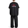 Balenciaga Футболка SS24 Свободный крой Унисекс Черный 791615TQVQ61021