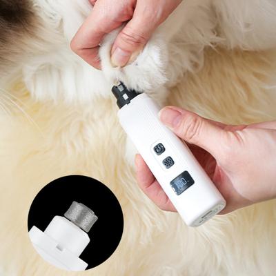 Yousheng Когтеточка для кошек Тихая машинка для стрижки когтей питомцев с 2 настройками скорости Перезаряжаемая портативная когтеточка со светодиодной подсветкой для всех кошек и собак