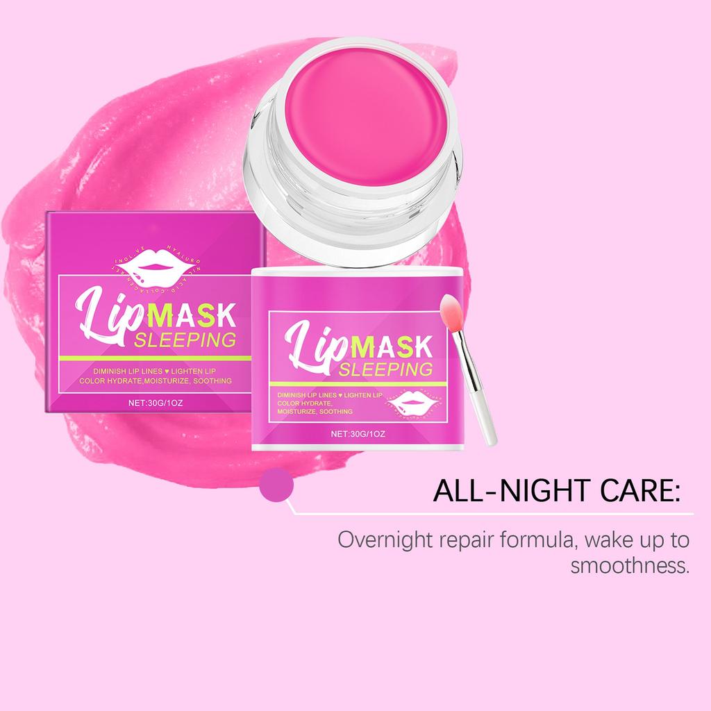 Увлажняющая и восстанавливающая маска для губ эффективно увлажняет губы. Постоянное использование восстанавливает здоровье губ. Ночной уход.