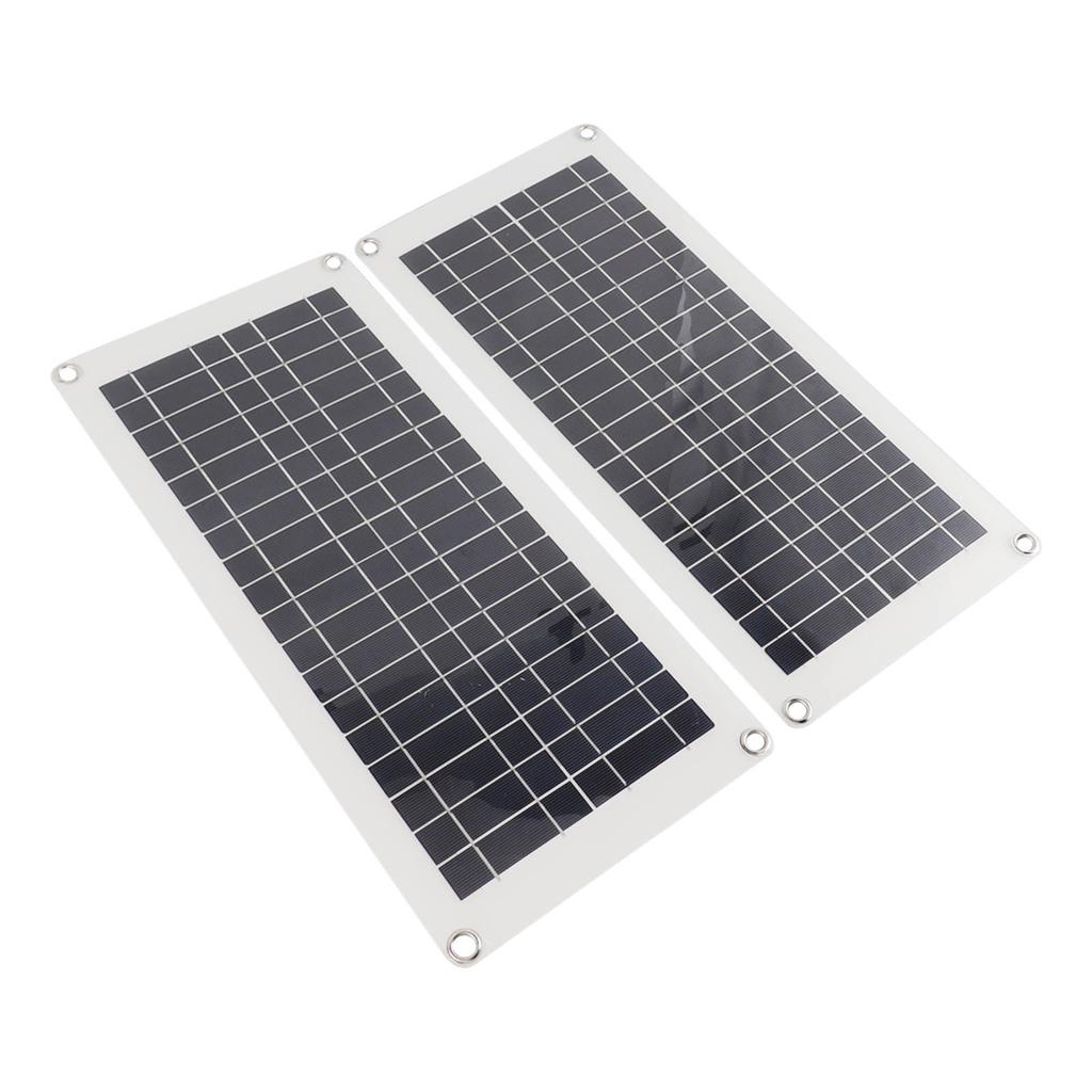Solar Panel Kit IP65 Waterproof 40W 10A 50V 2Pcs Monocrystalline Solar Panel with Solar Charge