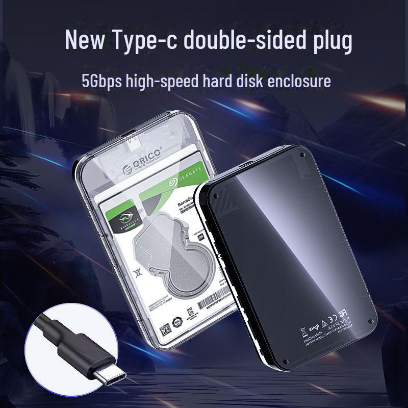 Orico 2.5" USB-C External SSD/HDD Enclosure with SATA Compatibility