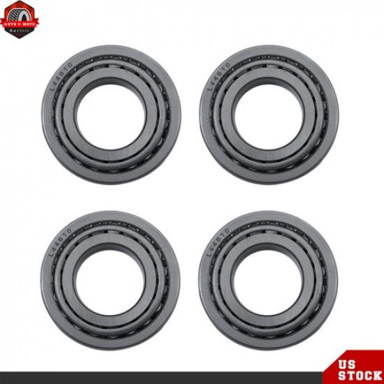 2 Set L44643 L44610 Boat Trailer Bearing Kit For 1" 2000-2200 Lbs Trailer Axle