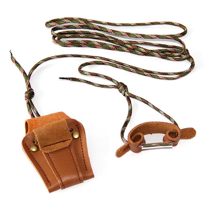 True Cowhide Archery Bowstring Install Tool Rope Cord Recurve Long Bow Stringer String Hunter