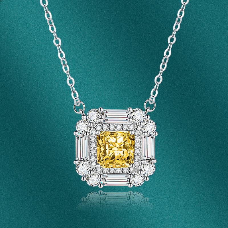 Sace Gems Женское ожерелье, кулон, медный сплав, циркон, модный подарок