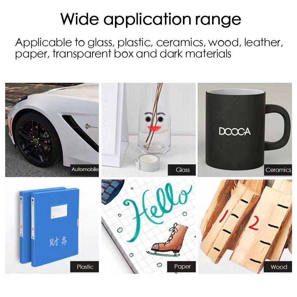 Plastic Cars Wheel Tire Oily Mark Pen No Fading Auto Rubber Tyre Paint Pen Car