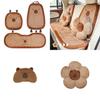 Car Seat Protector With Cartoon Bunny Fur Material For Winter Warmth And Decorative Use