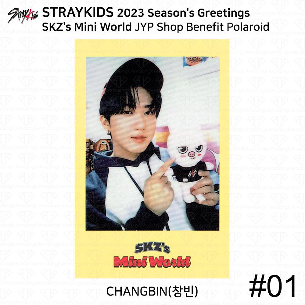Stray Kids 2023 Новогодние поздравления Селфи Фотокарточка 4cut Photo JYP Shop Benefit