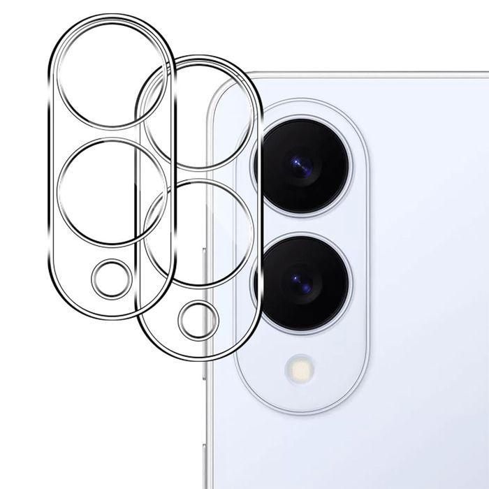 2 Verre Trempé Caméra Arrière pour Samsung Galaxy S25 Edge - BOOLING - Protection Anti-Rayures