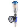 Air Pressure Regulator Spray Pneumatic Gun Air Regulator Gauge Inline Oil Water Trap Filter SeparatorAuto Parts