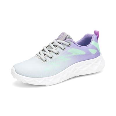 Модные женские дизайнерские новая мода женские спортивные повседневные дышащие на шнуровке толстая подошва увеличение ходьбы вулканизированные женские туфли