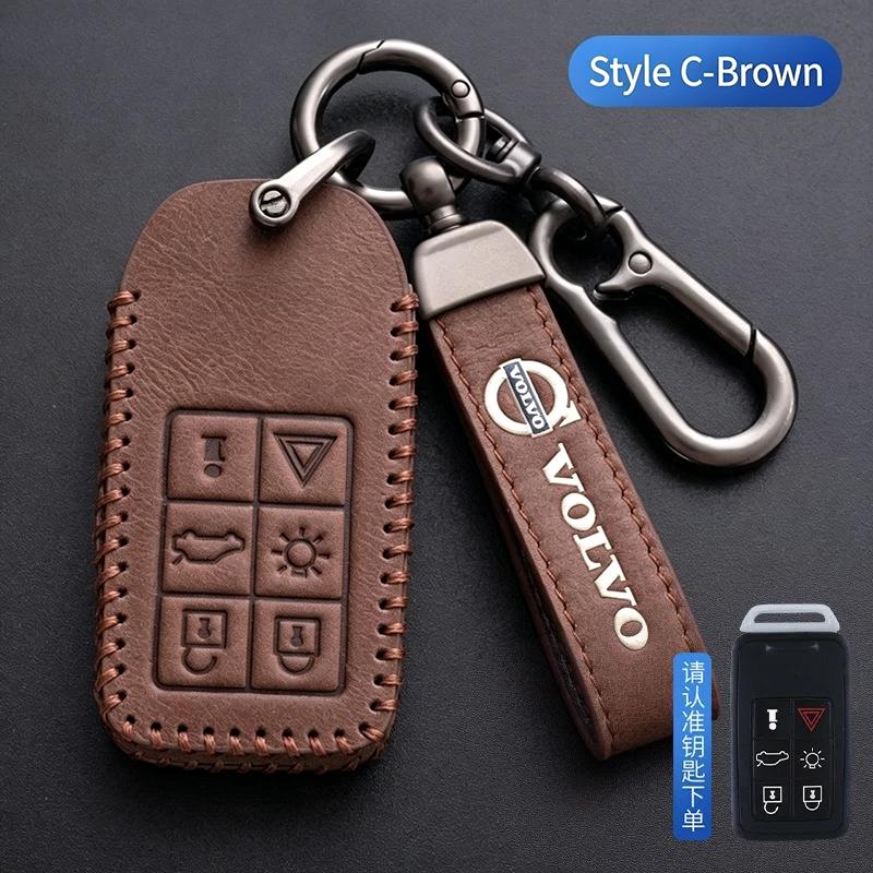 1Pc Zinc Alloy Car Key Shell Protector for Volvo XC40 XC60 XC90 S60 S90 V50 V70 V60 V40 S80 EX30 EX90 Anti-Scratch Auto Parts