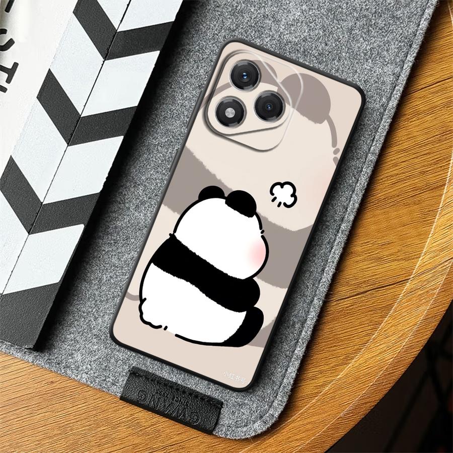 Чехол для телефона Funda для Huawei P Smart 2019 P20 P40 Lite P20 Lite 2018 P30 P20 Pro Мультяшный милый панда