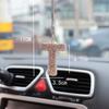 Подвеска в виде буквы Bling Car Charm из искусственного кристалла с буквой Bling Car Mirror
