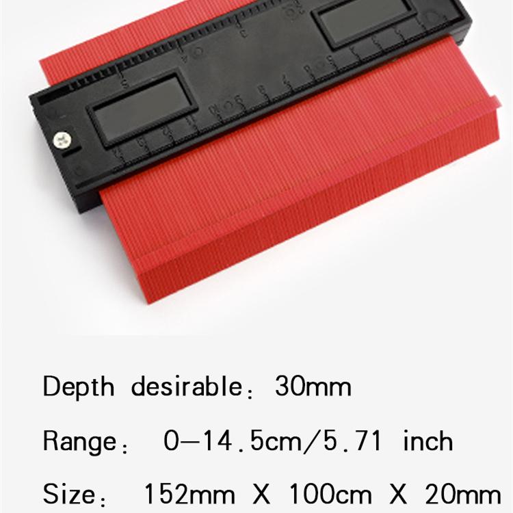 Профиль Контур Калибр Линия Копировальная линейка Шаблон для резки Строительство Деревообработка Измерительный инструмент Инструмент для керамической плитки