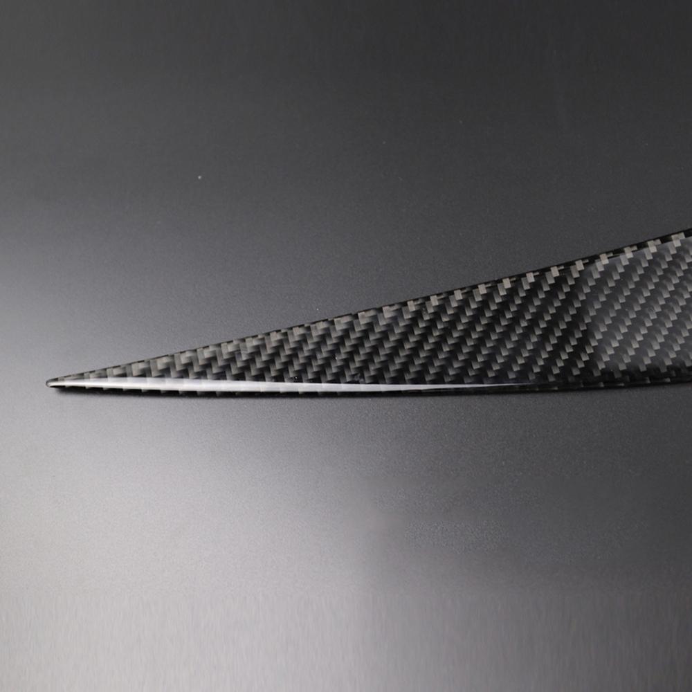 100% Real Carbon Fiber Headlights Eyebrows Eyelids for BMW 3 Series E90 E91 Car Styling Front Headlamp Eyebrows Trim Cover