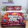 Grand Theft Auto2 Pattern Bedding Quilt Set  Home Decoration  Gift (1 * duvet cover + 2 * pillowcase  without core)