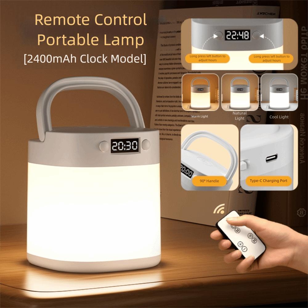 Dimmable Bedside Lamp Rechargeable Reading Table Lamp Durable Sleep Light  Children's Bedroom