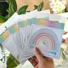 Sun Catcher PVC Self Adhesive Glass Window Stickers Cat Moth Energy Suncatcher Wallpaper Rainbow Prisms Sticker Sunlight Decals
