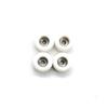 1/4Pcs Urethane Fingerboard Wheels PU+Metal Finger Skate Board Accessory Durable Bearing Wheel
