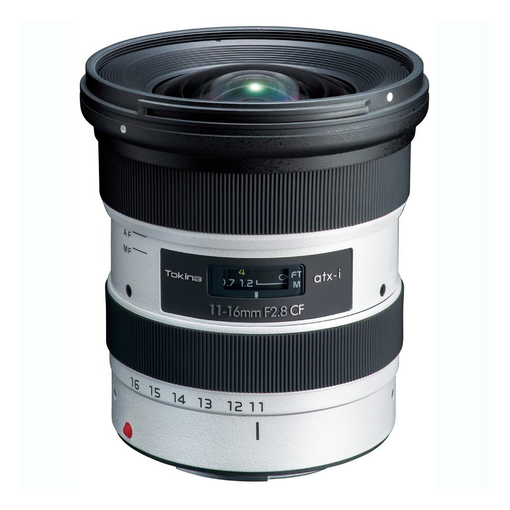 TOKINA WE CF CEF White Edition Zoom Lens for Canon 641293 ATX-i 11-16mm F2.8 Wide-Angle EF, APS-C Format,