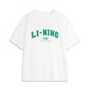 Li Ning Ice Feel Comfortable Moisture Wicking Sports Short Sleeve T-Shirt Men Tops Off-White AHSU533-3