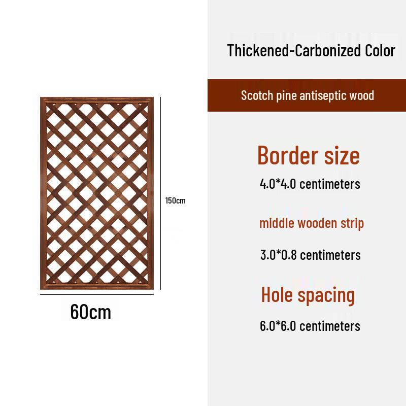 Shixun Anti-Corrosion Wood Garden Trellis Fence