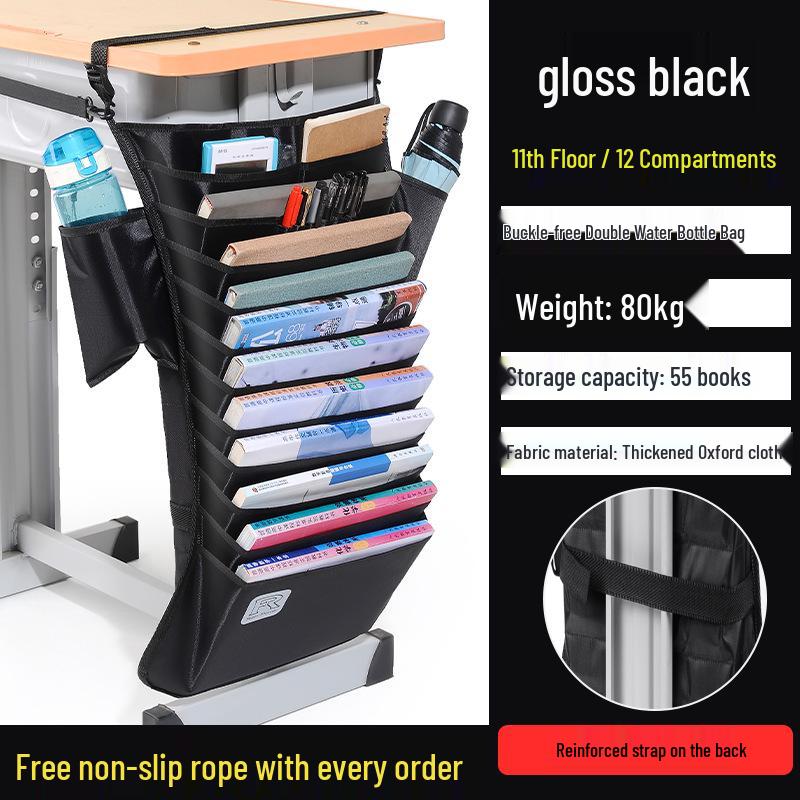 Large Capacity Hanging Desk Book Bag for Students