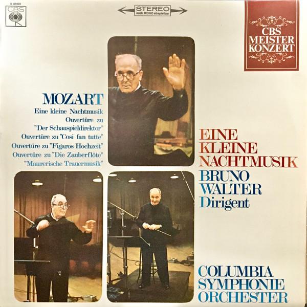 Виниловая пластинка WOLFGANG AMADEUS MOZART BRUNO WALT Eine Kleine Nachtmusik S61022 CBS 1967 Нидерланды Классика Б/У
