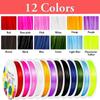 12 цветов эластичная нить для браслетов 8 мм шнур для волшебных бусин ожерелье для ювелирных изделий сделай сам ремесло