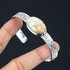Mothers Day Deal 925 Sterling Silver Fossil Coral Stone Daughter Bangle Jewelry