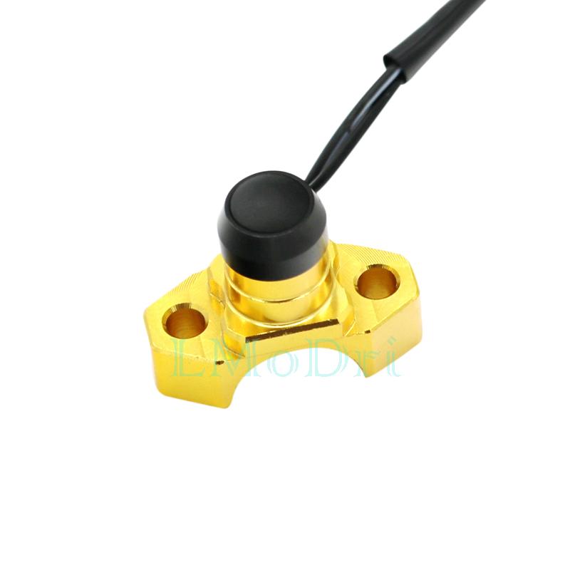 LMoDri Алюминиевый переключатель мотоцикла с ЧПУ, ручная кнопка возврата, крепление на руль, переключатели фар на фары