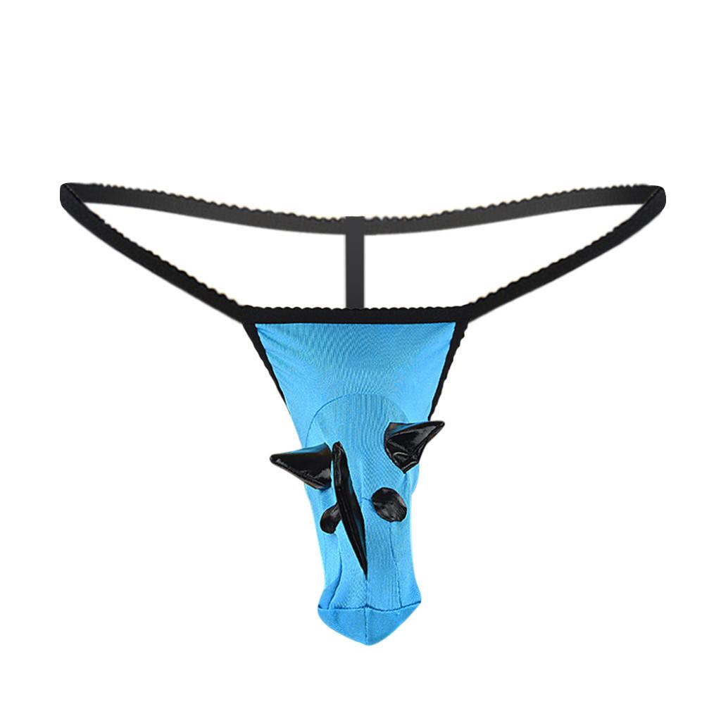 Мужское нижнее белье Носорог Слон Сексуальные Т-стринги Сексуальные Т-стринги Модные стринги Т-бэк Микро стринги Трусы Нижнее белье боксеры hombre