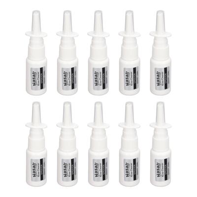 10 шт. флакон с назальным спреем 20 мл пластиковый спрей-насос без запаха портативный прочный флакон-распылитель для
