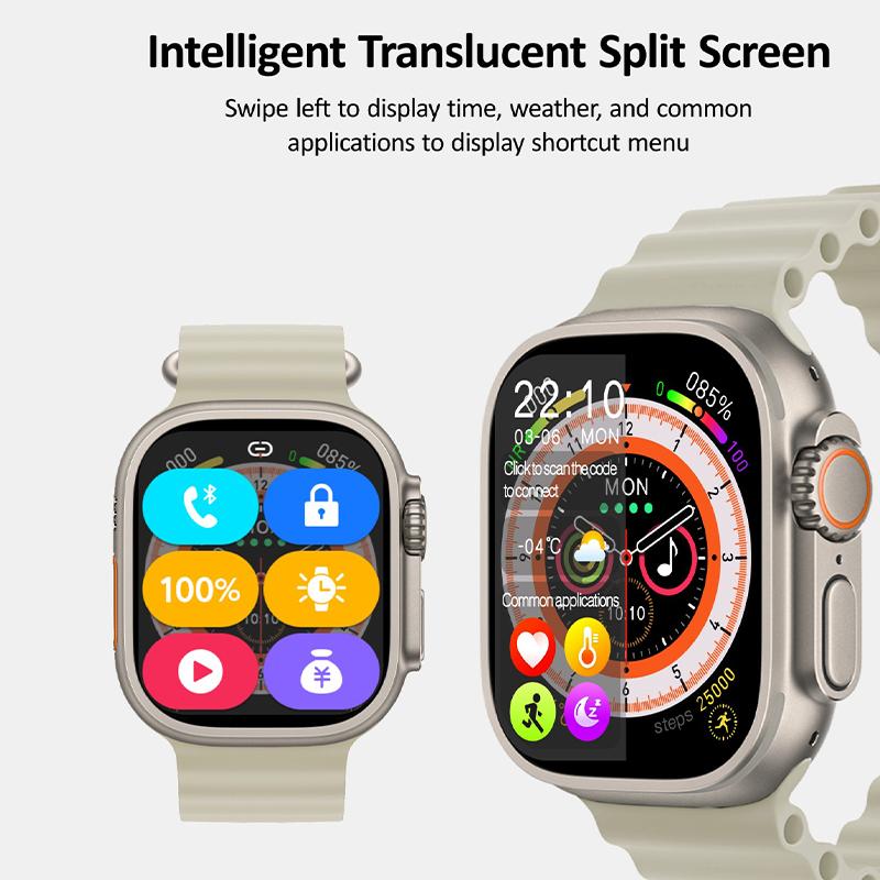 2023 Новые мужские смарт-часы HK10 AMOLED HD с высоким разрешением экрана и высокой частотой обновления, женские смарт-часы с защитой от влаги IP68, поддержкой Bluetooth, вызовов по NFC.