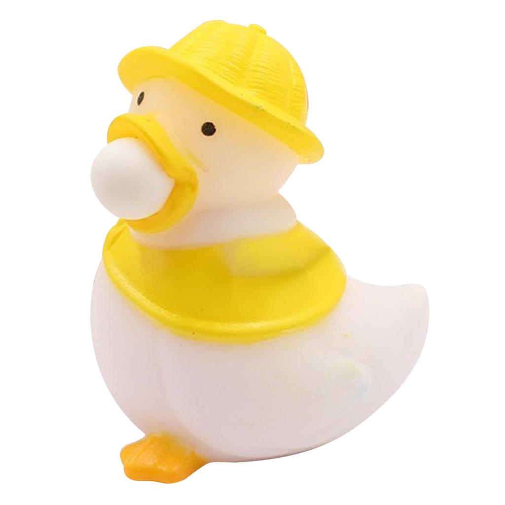Stress Ball Duck Squeezy Bubbles Reduce Anxiety Soft Stretchy Ball for Children and Adults Pink