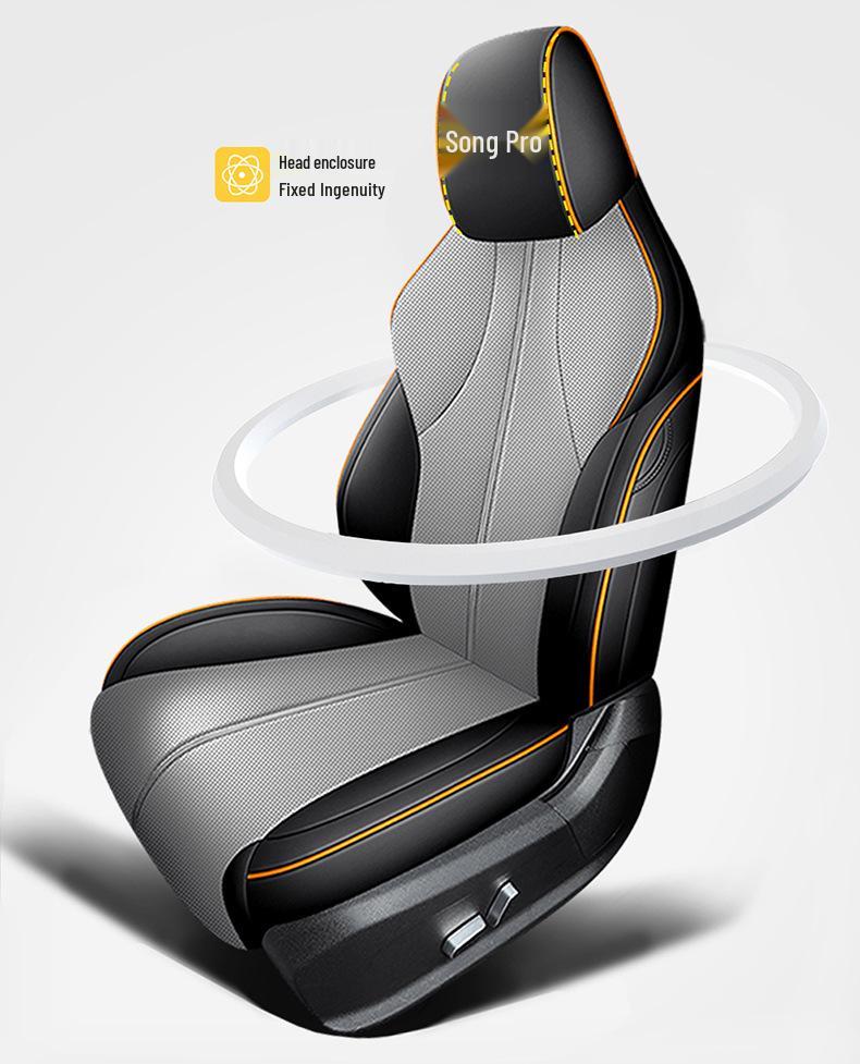 BYD Song PRO dm-i Universal Leather Car Seat Cushion: Four-Season Full Coverage