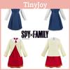 Комплект костюма для косплея Spy×family Аня Форджер для взрослых и детей. Идеально подходит для Хэллоуина и Comic Con.