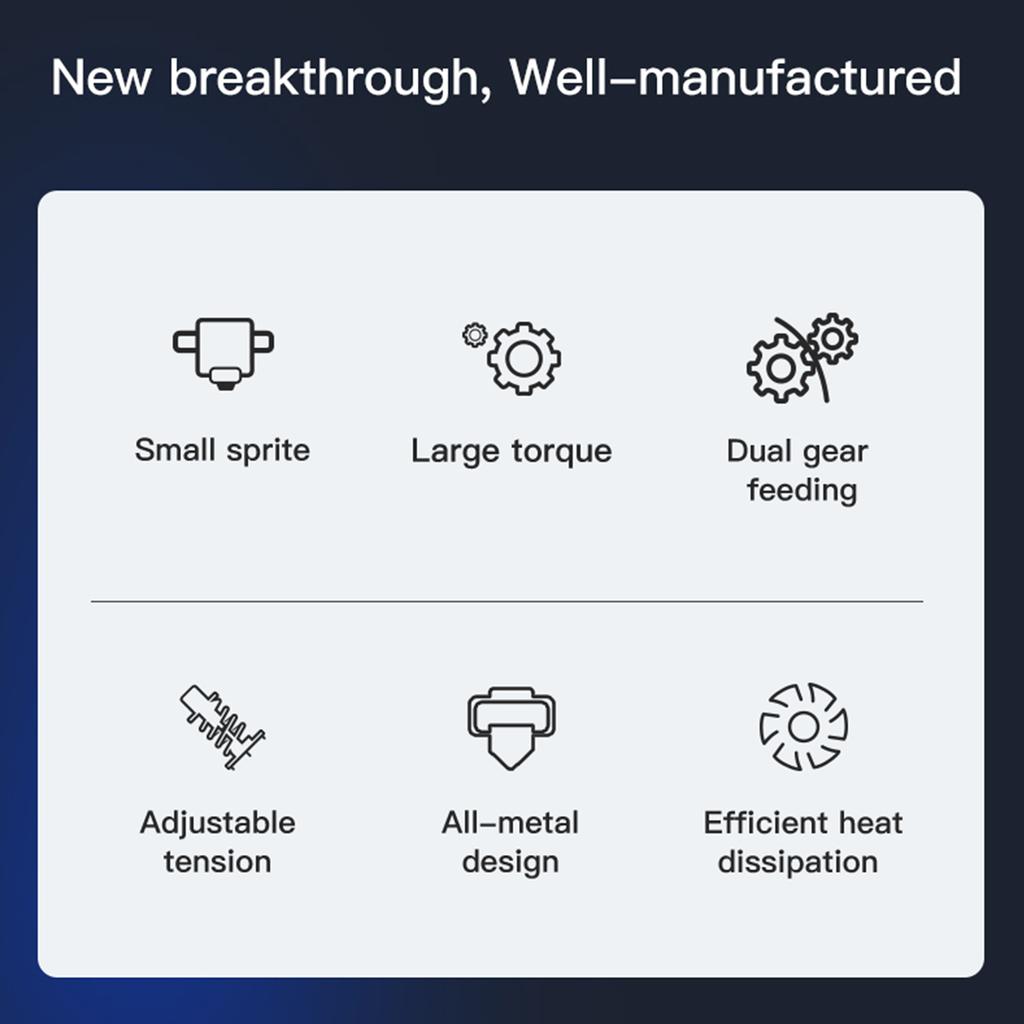 Creality 3D-принтер Sprite Extrumer Pro Kit DIY Передаточное число 3,5:1 экструдер с прямым приводом, цельнометаллический