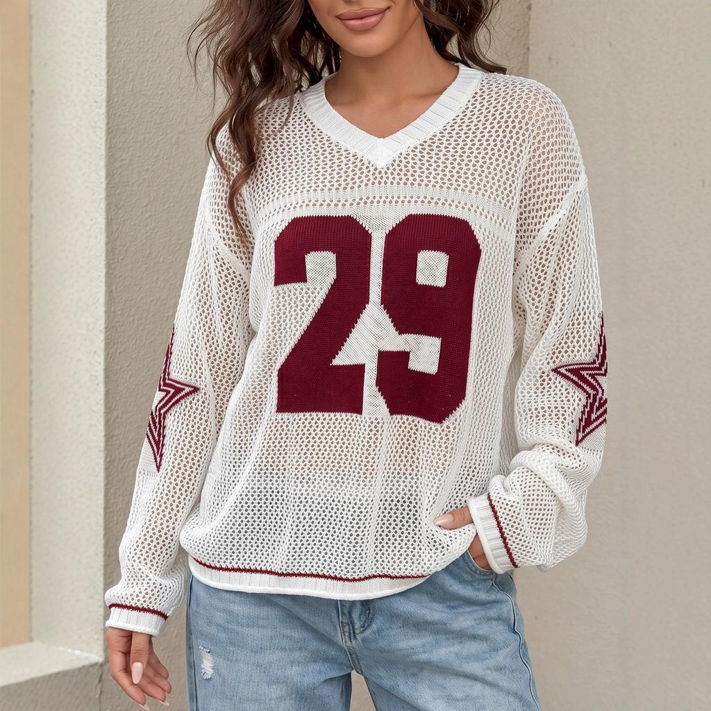 Women S Knit Sheer Long Sleeve Cover Up Beach Top