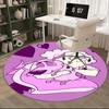 Pink Dog,Cowardly Heroes Chair mat Round Rug Office carpet, Non slip, Suitable for Living Rooms, Bedrooms Decor.1205596a