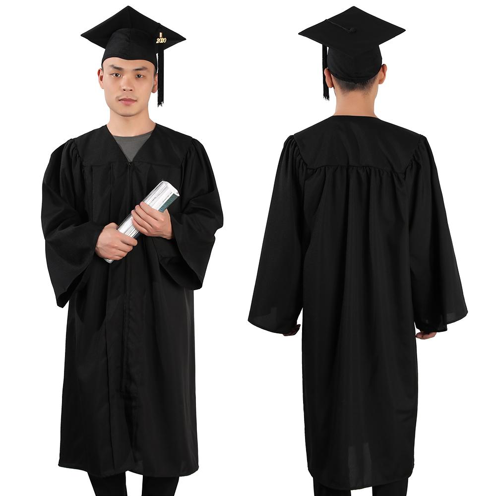 Congrats Grad Graduation Gown Set Mortarboard Hat Bling Removable Tassel 2023 Happy Graduation